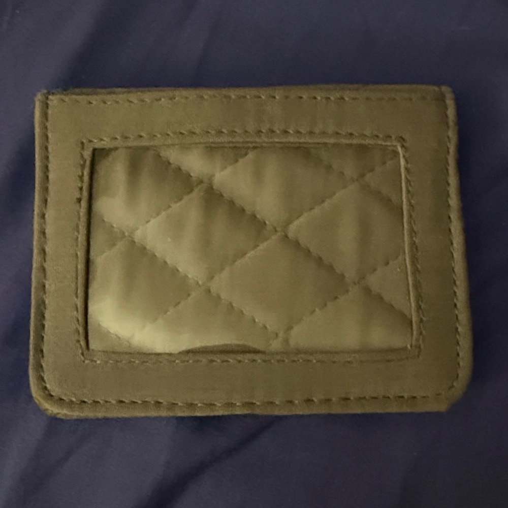 Vera Bradley Quilted Grey Card Holder